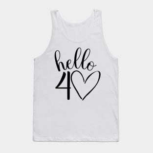 40th birthday design Tank Top